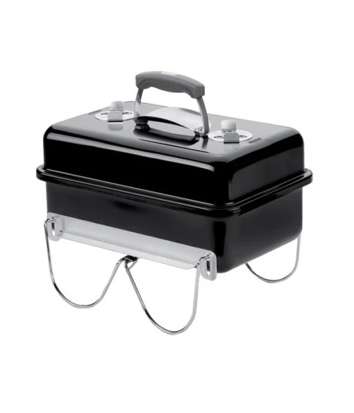 Weber Holzkohlegrill Go-Anywhere, Schwarz -Freien Garten Rabatt Geschäft 1206911 WE FS 001 HolzkohlePicknickgrillGoAnywhere