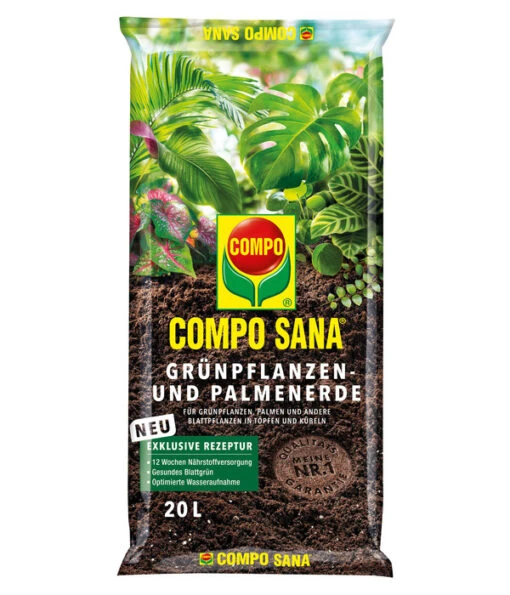 COMPO SANA Grünpflanzen- Und Palmenerde, 20 L -Freien Garten Rabatt Geschäft 144105 WE FS 002 COMPOSANAGruenpflanzenundPalmenerde20l