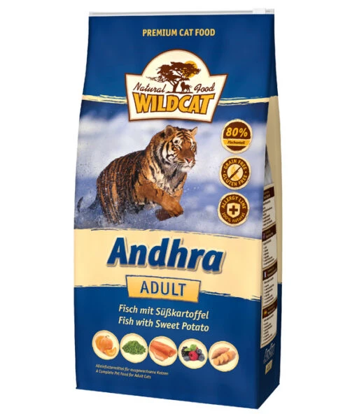 WILDCAT Trockenfutter Für Katzen Andhra Adult, Fisch Mit Süßkartoffeln, 3 Kg -Freien Garten Rabatt Geschäft 1583590 WE FS 001 WildcatKTFandhraAdult3kg