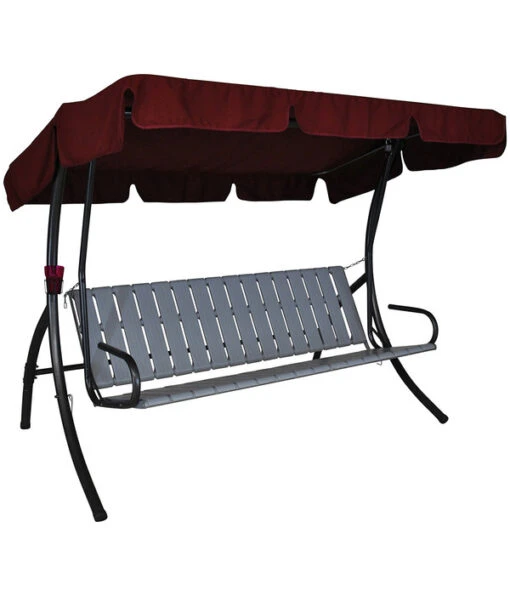 Angerer Hollywoodschaukel Trend Joy Bordeaux, 3-Sitzer -Freien Garten Rabatt Geschäft 1690254 WE FS 003 TrendJoyHollywoodschaukel