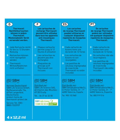 Thermacell Mückenabwehr Nachfüllpackung, 4 Gaskartuschen -Freien Garten Rabatt Geschäft 2010858 WE DE 001 ThermacellMueckenabwehrNF4