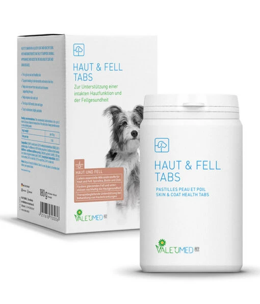 Valetumed Ergänzungsfutter Für Hunde Haut & Fell Tabs, 180 G -Freien Garten Rabatt Geschäft 2017929 WE DE 002 ValHZbhHautFellTabs180g