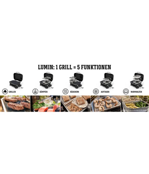 Weber Elektrogrill Lumin Stand, Ca. B90/H94/T48,5 Cm -Freien Garten Rabatt Geschäft 2031391 6691406 WE DE 008 LuminFunktioneBanner