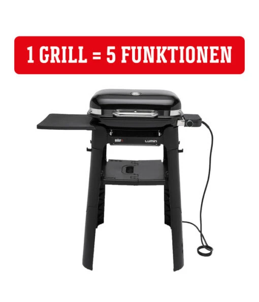 Weber Elektrogrill Lumin Stand, Ca. B90/H94/T48,5 Cm -Freien Garten Rabatt Geschäft 2031391 WE DE 004 LuminCompactStand