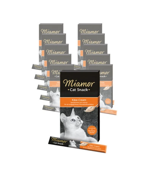 Miamor Katzensnack Käse-Cream, 11 X 6 X 15 G -Freien Garten Rabatt Geschäft 2197002 WE FS 001 MiamorKaeseCream15g