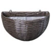 Dehner Polyrattan-Wandhänger, Braun -Freien Garten Rabatt Geschäft 2467694 WE FS 001 Polyrattanwandhaenger