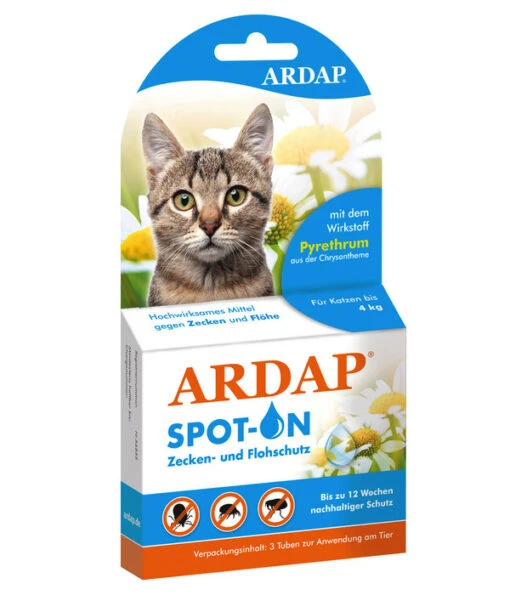 ARDAP® Zecken- Und Flohschutz Spot-On Für Katzen Bis 4 Kg, 3 X 0,4 Ml -Freien Garten Rabatt Geschäft 2599249 WE FS 001 ArdapQuikoKZbhSpotOn4kg