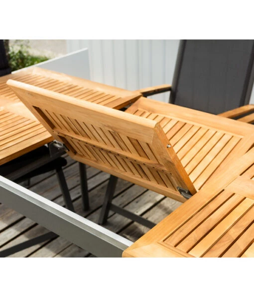 Dehner Teak-Ausziehtisch Colmar, Ca. B152-210/H76/T89 Cm -Freien Garten Rabatt Geschäft 2785608 WE DE 001 DehnerTischColmar