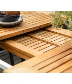 Dehner Teak-Ausziehtisch Colmar, Ca. B152-210/H76/T89 Cm -Freien Garten Rabatt Geschäft 2785608 WE DE 002 DehnerTischColmar