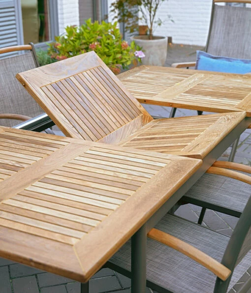 Dehner Teak-Ausziehtisch Colmar, Ca. B152-210/H76/T89 Cm -Freien Garten Rabatt Geschäft 2785608 WE MO 003 DehnerAusziehtischColmar