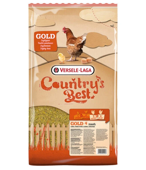 Versele-Laga Country's Best Hühnerfutter Gold 4 Mash -Freien Garten Rabatt Geschäft 2824290 WE FS 001 VerseleLagaHuehnerfutterGold4MashLegemehl5kg