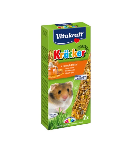 Vitakraft® Nagersnack Kräcker® Original Für Hamster -Freien Garten Rabatt Geschäft 332478 WE FS 001 VitakraftKraeckerHonigDinkelHamster