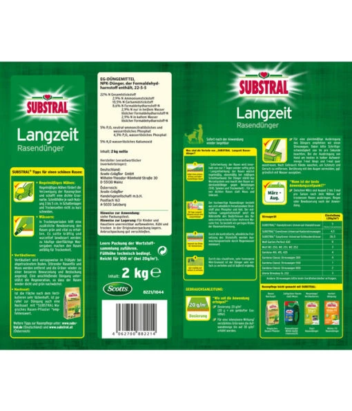 Substral® Langzeit Rasendünger -Freien Garten Rabatt Geschäft 3347143 WE DE 001 SubstralLangzeitRasenduenger