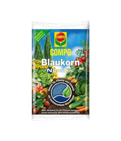 COMPO Blaukorn NovaTec Für Blumen & Gemüse -Freien Garten Rabatt Geschäft 3475001 BildFS 001 CompoBlaukornNovatecFuerBlumenGemueseBlaukornNovatec3Kg