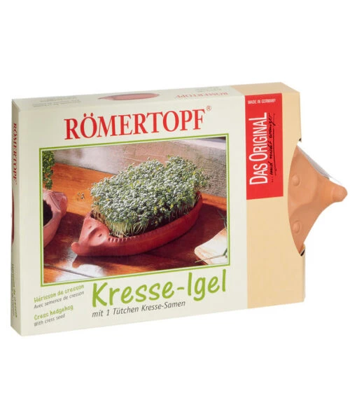 Römertopf Kresseigel Mit Kresse-Saatgut -Freien Garten Rabatt Geschäft 349993 BildFS 001 RoemertopfKresseigelMitKresseSaatgutKresseIgel1SamenTerra