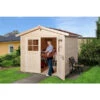 Weka Gartenhaus 224 Gr. 3, Ca. B280/H238/T263 Cm -Freien Garten Rabatt Geschäft 3933512 WE FS 001 BBH21MMLINNEAGR3NAT