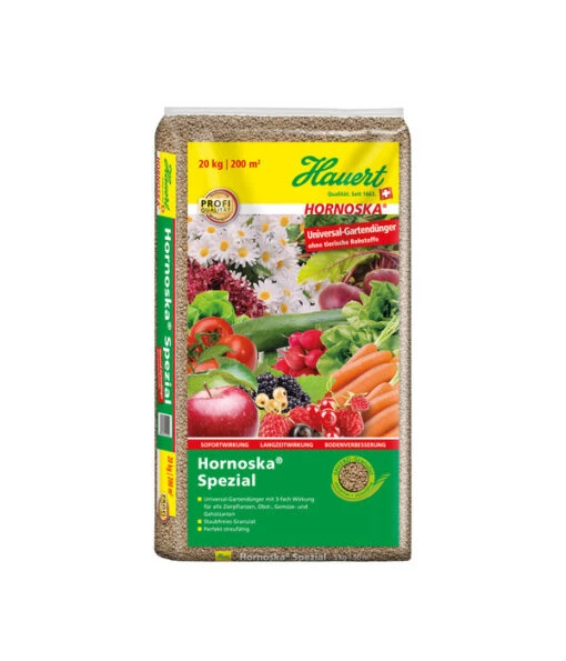 Hauert 20 Kg Hornoska Spezial Universal-Gartendünger -Freien Garten Rabatt Geschäft 3966736 WE FS 001 HauertHoroskaSpezialUniversal Gartenduenger20kg