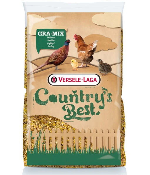 Versele-Laga Country's Best Hühnerfutter Gra-Mix Junghennen- Und Fasanenmischung -Freien Garten Rabatt Geschäft 4077442 WE FS 001 VerseleLagaHuehnerfutterJunghennen20kg