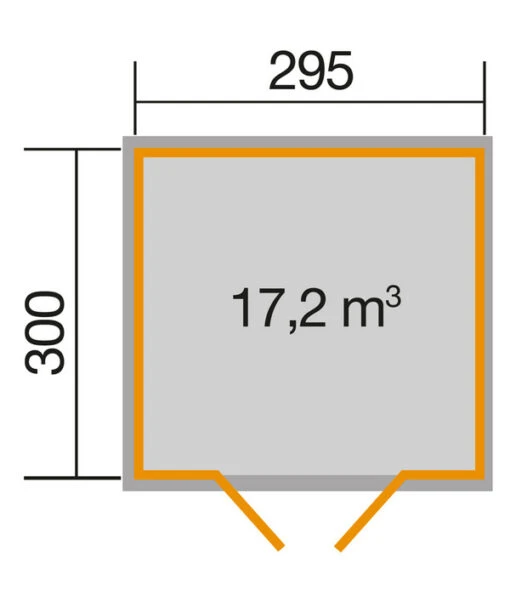 Weka Gartenhaus 219 Gr. 3, Ca. B319/H218/T334 Cm -Freien Garten Rabatt Geschäft 4080420 WE DE 001 WekaGartenhaus28MM219GR3ANTHRAZ