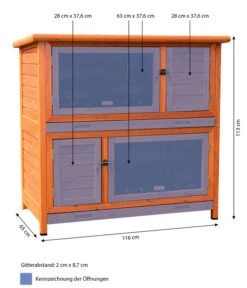 Trixie Natura Kleintierstall Mit Wärmedämmung, Ca. B116/H113/T65 Cm -Freien Garten Rabatt Geschäft 4086583 WE BG 001 TrixieKleintierstallNagerheimIsoliert116x113x65cmoHasenMG