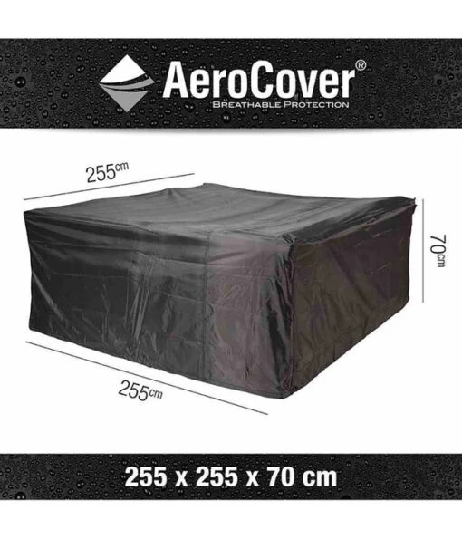 AeroCover Loungesethülle Quadratisch, 255x255x70 Cm -Freien Garten Rabatt Geschäft