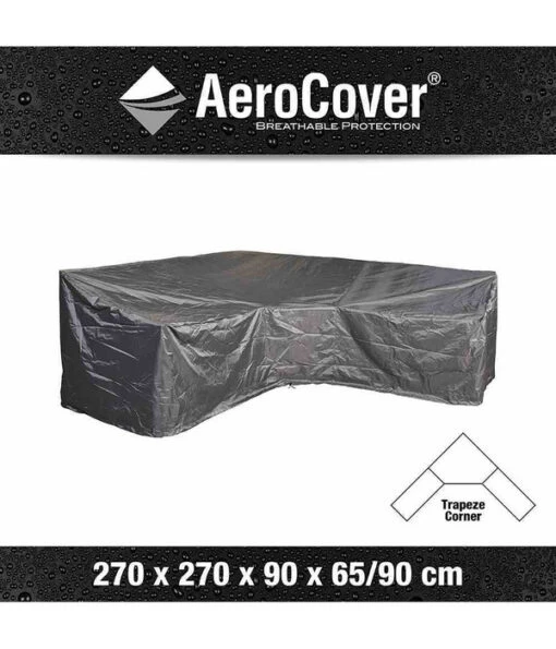 AeroCover Loungesethülle L-Form, 270x270x90x65/90 Cm -Freien Garten Rabatt Geschäft