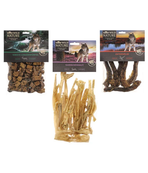 Dehner Wild Nature Hundesnack Snack-Set -Freien Garten Rabatt Geschäft 4151759 WE FS 001 WildNatureSnackSet