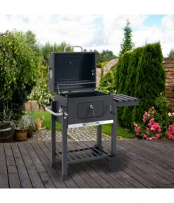 Tepro Click Holzkohle Grillwagen Toronto, Anthrazit -Freien Garten Rabatt Geschäft 4161691 WE MO 001 teproGrillwagenTorontoClick