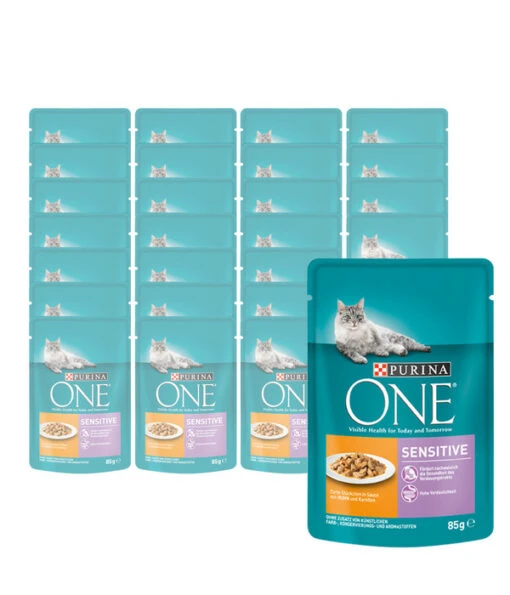 PURINA ONE® Nassfutter Für Katzen Sensitive, 26 X 85 G -Freien Garten Rabatt Geschäft