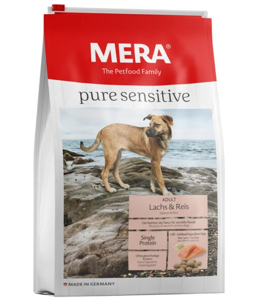 MERA® Trockenfutter Für Hunde Pure Sensitive Adult, Lachs & Reis -Freien Garten Rabatt Geschäft 4185823 WE FS 001 MeraPureSensitiveLachsundReis