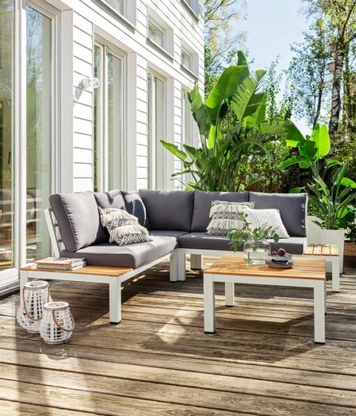 Dehner Aluminium-Lounge Malibu, 2-teilig -Freien Garten Rabatt Geschäft 4209870 WE MO 001 LoungeMalibuNEU