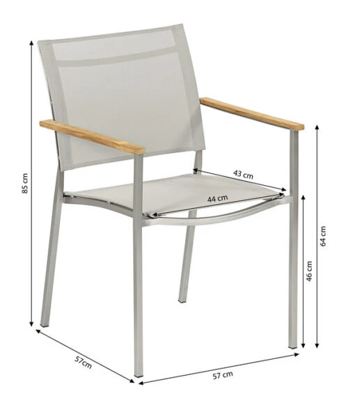 Dehner Premium Stapelstuhl Toulouse -Freien Garten Rabatt Geschäft 4209946 WE BG 001 StapelstuhlToulouse