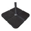 Doppler Beschwerplatten Für Schirme, 4er-Set -Freien Garten Rabatt Geschäft 4332227 WE FS 001 dopplerBeschwerplattefuellbar20kgKreuz