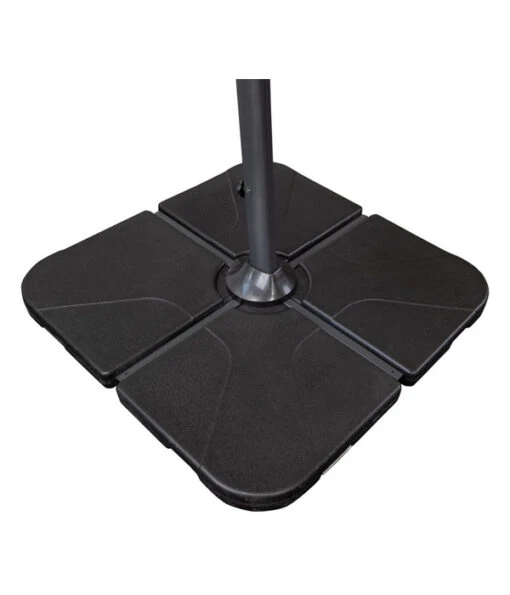 Doppler Beschwerplatten Für Schirme, 4er-Set -Freien Garten Rabatt Geschäft 4332227 WE FS 001 dopplerBeschwerplattefuellbar20kgKreuz