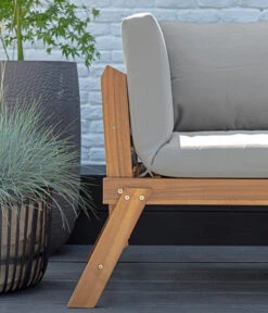 Dehner Holz-Sofa Macao -Freien Garten Rabatt Geschäft 4407383 WE DE 005 SofaMacaoNEU