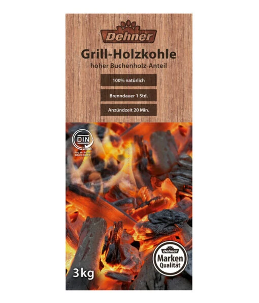 Dehner Grill-Holzkohle, 3 Kg -Freien Garten Rabatt Geschäft 4409603 WE FS 001 Grill Holzkohle 3 kg