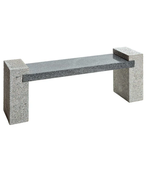 Dehner Granit-Gartenbank, Ca. B120/H45/T30 Cm, Grau -Freien Garten Rabatt Geschäft 4450557 WE FS 002 DehnerGranitGartenBank