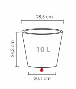 Scheurich Kunststoff-Topf C-Cone, Rund -Freien Garten Rabatt Geschäft 4497038 WE BG 001 ScheurichTopfCCone