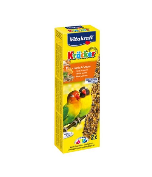 Vitakraft® Vogelsnack Kräcker® Original, Honig & Sesam -Freien Garten Rabatt Geschäft 492538 WE FS 001 VitakraftKraeckerHonigSesam