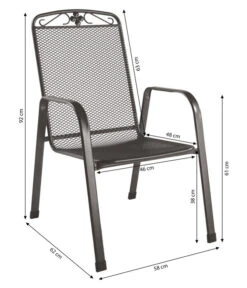MWH Metall-Gartensessel Savoy -Freien Garten Rabatt Geschäft 5312046 WE BG 001 MwhMetallGartensesselSavoyStapelsesselSavoy2