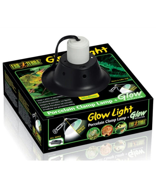 Exo Terra® Glow Light, Porzellan Klemmlampe Medium -Freien Garten Rabatt Geschäft 5397948 WE FS 001 GlowLightPackaging