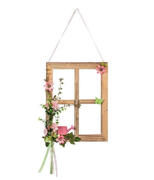 Dehner Deko-Fenster Mit Gießkanne, Ca. B27/H35/T3 Cm -Freien Garten Rabatt Geschäft 6430524 WE FS 002 FensterDekoGiesskanne34cm