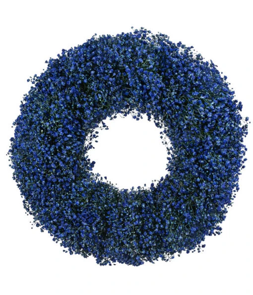 Dehner Kranz Schleierkraut, Blau, Ca. Ø45 Cm -Freien Garten Rabatt Geschäft 6536882 WE FS 001 KranzSchleierkrautBLAU