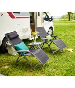 Siena Garden Camping Relaxstuhl Premium, Anthrazit -Freien Garten Rabatt Geschäft 6603021 WE MO 001 SienaGardenCampingRelaxstuhl PremiumAnthrazit