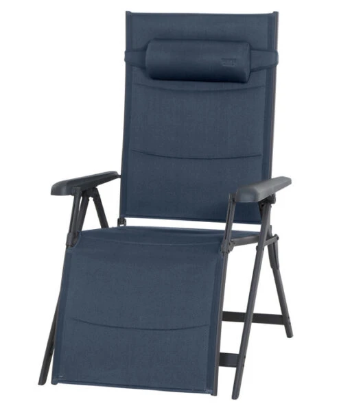 Siena Garden Camping Relaxstuhl Premium, Blau -Freien Garten Rabatt Geschäft