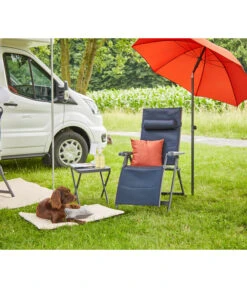 Siena Garden Camping Relaxstuhl Premium, Blau -Freien Garten Rabatt Geschäft 6603070 WE MO 001 SienaGardenCampingRelaxstuhLPremiumBlau