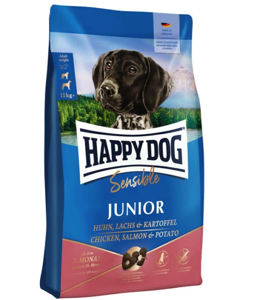 Happy Dog Trockenfutter Für Hunde Supreme Sensible Junior, Huhn, Lachs & Kartoffel -Freien Garten Rabatt Geschäft 6617807 WE FS 001 HDHTFSupremeSensibleJuniorHuhnLachsKartoffel4kg