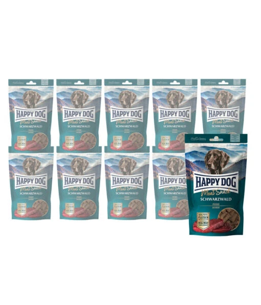 Happy Dog Hundesnack Meat Snack Schwarzwald, Pferd, 10 X 75 G -Freien Garten Rabatt Geschäft