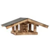 Dehner Natura Futterhaus Karwendel, Geflammt, Braun, Ca. B71,4/H27,7/T52 Cm -Freien Garten Rabatt Geschäft 6622765 WE FS 001 NVHKarwendelSatteldach