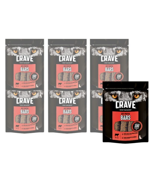 CRAVE™ Hundesnack Protein Bars, Rind, 7 X 76 G -Freien Garten Rabatt Geschäft